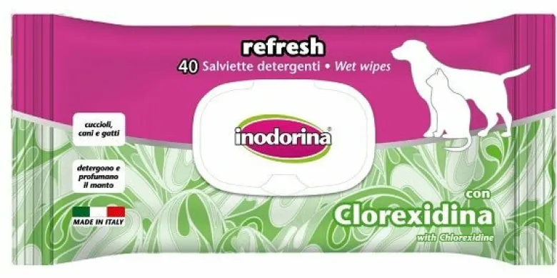 inodorina refresh Salviette detergenti alla Clorexidina