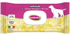 inodorina refresh Salviette detergenti alla Citronella