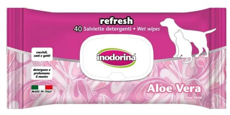 inodorina refresh Salviette detergenti all'Aloe Vera