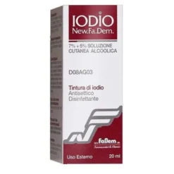 Iodio New FaDem 7% +5% Soluzione Cutanea Alcoolica