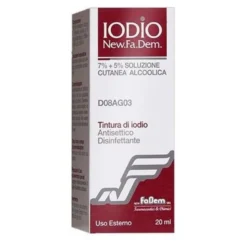 Iodio New FaDem 7% +5% Soluzione Cutanea Alcoolica