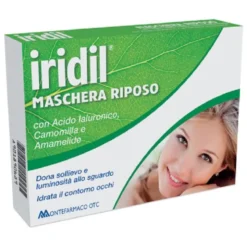 Iridil Maschera Riposo Occhi dona sollievo e luminosità allo sguardo 4 Pezzi
