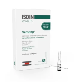 Isdin Verrutop Corpo 4 Fiale - Trattamento Verruche Efficace
