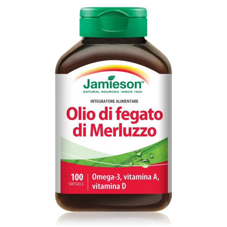 Jamieson Olio di fegato di Merluzzo 100 perle