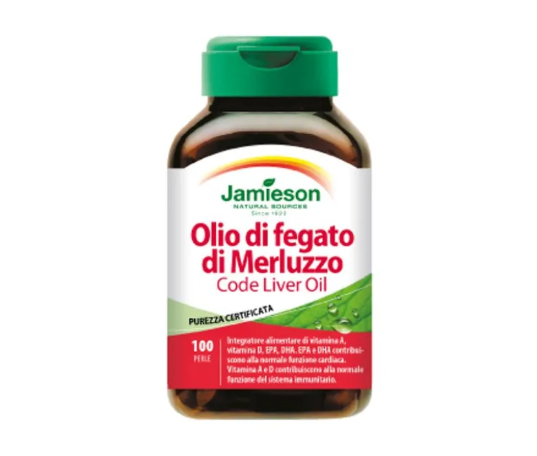 Jamieson Olio di fegato di Merluzzo 100 perle