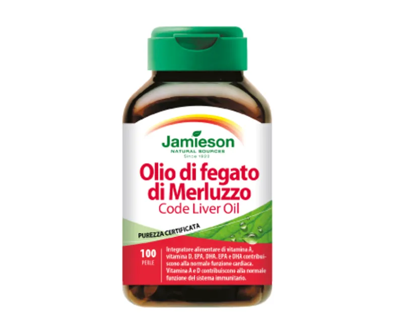 Jamieson Olio di fegato di Merluzzo 100 perle