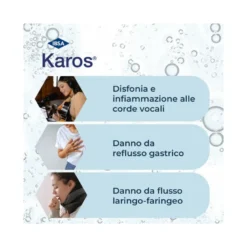 Karos Gola 20 Pastiglie - Sollievo Rapido per Mal di Gola