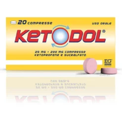 Ketodol 20 compresse 25mg + 200mg rilascio modificato