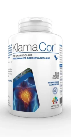 Klamacor Utile Per Il Sistema Cardiocircolatorio 180 Capsule Vegetali