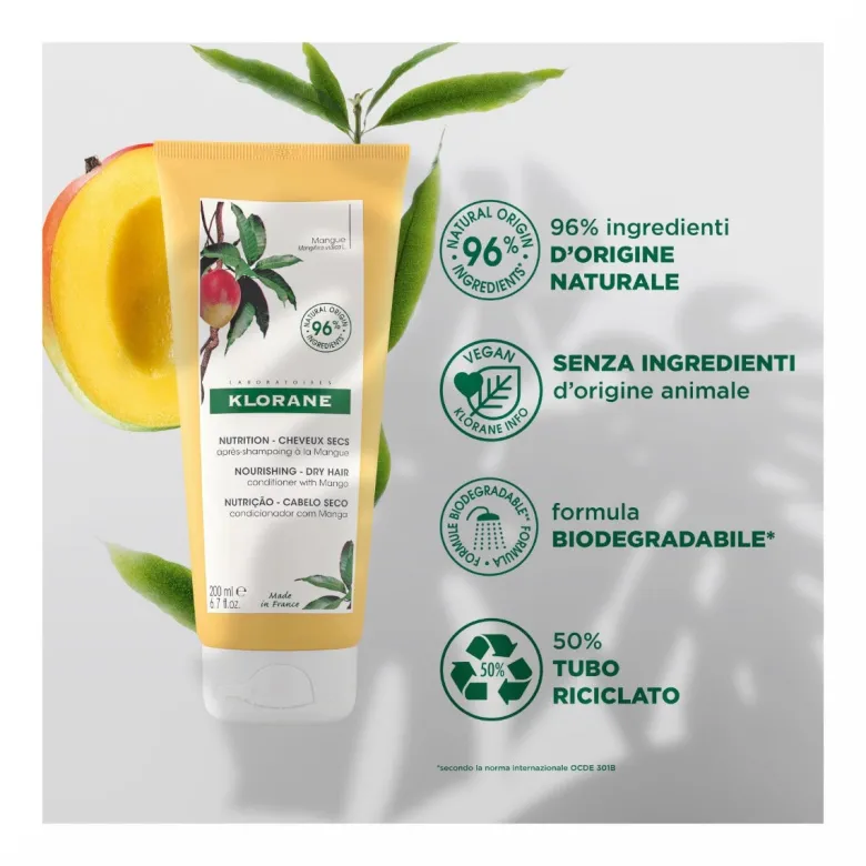 KLORANE Balsamo al Mango capelli secchi 200ml