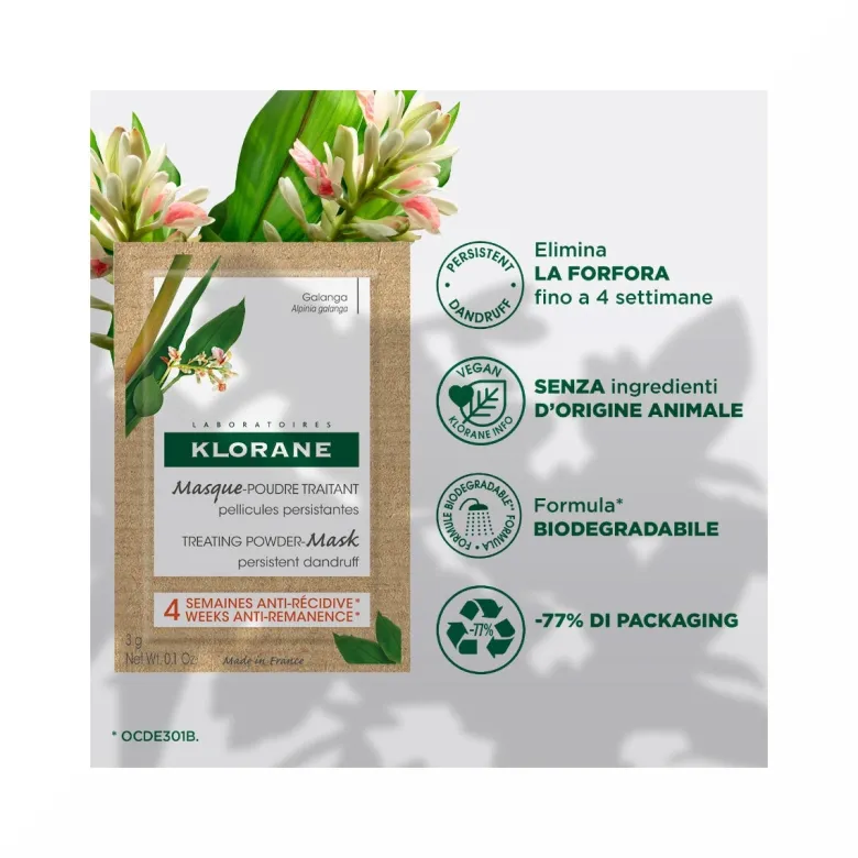 Klorane Maschera in Polvere di Galanga