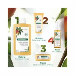 Klorane Shampoo al burro di Mango capelli secchi 400ml