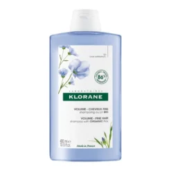 Klorane Shampoo alle fibre di Lino BIO capelli fini e sottili 400ml
