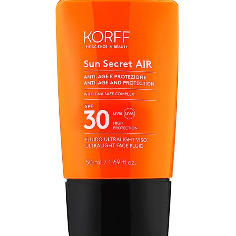 Korff Sun Secret AIR SPF30 Fluido Ultralight Viso 50ml