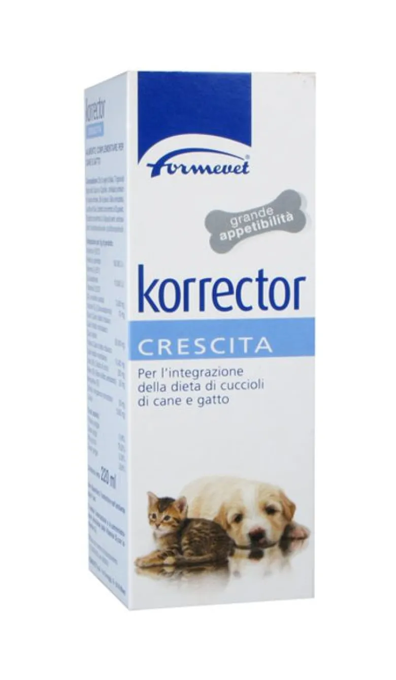 Korrector Crescita integratore per cuccioli di cane e gatto