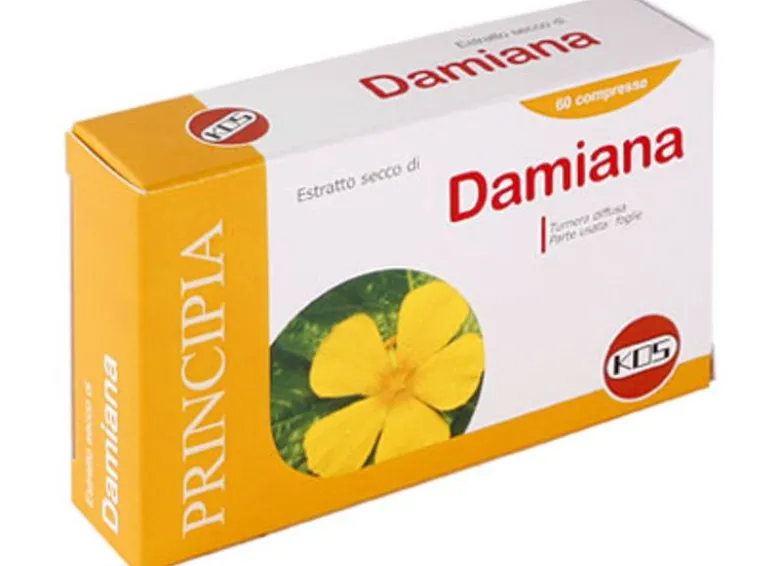 Kos Damiana Estratto secco integratore alimentare 60 compresse