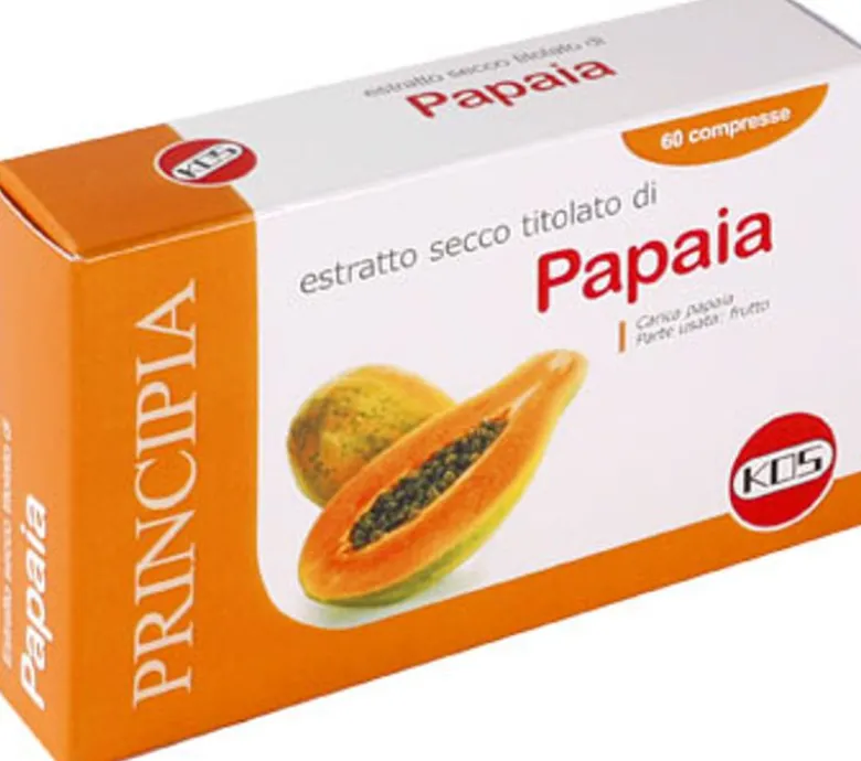 Kos Papaia Estratto secco integratore alimentare 60 compresse