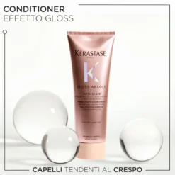 Kérastase Gloss Absolu Conditioner Insta Glaze per capelli tendenti al crespo 250ml
