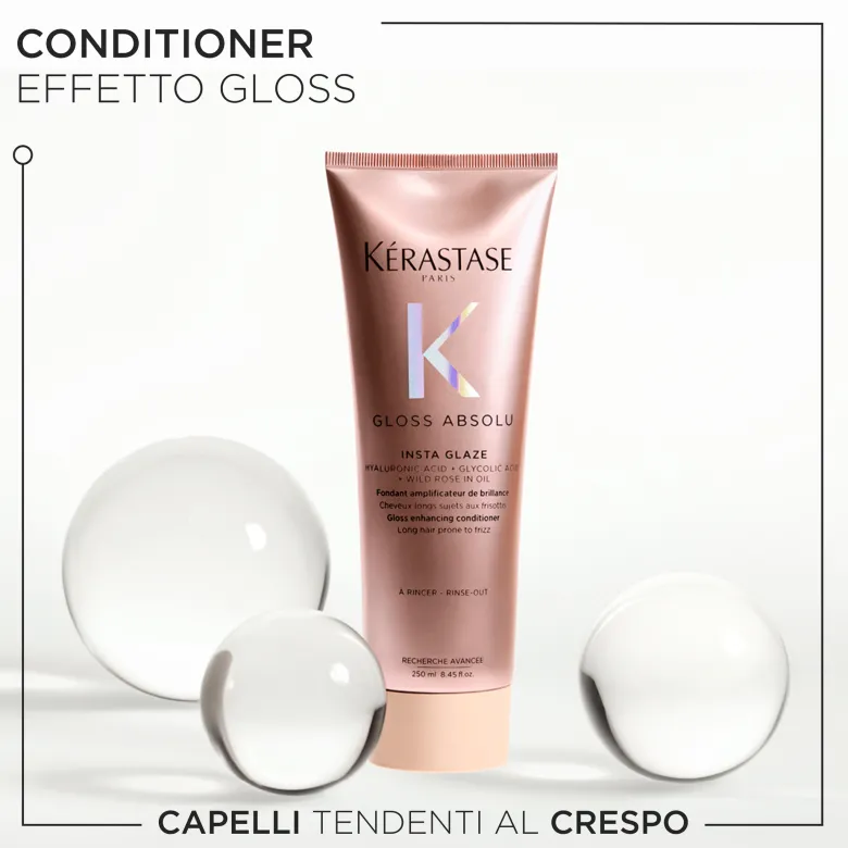 Kérastase Gloss Absolu Conditioner Insta Glaze per capelli tendenti al crespo 250ml