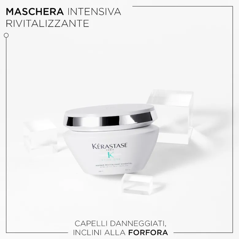 Kérastase Paris Symbiose Masque Revitalisant Essentiel maschera per capelli danneggiati 200ml