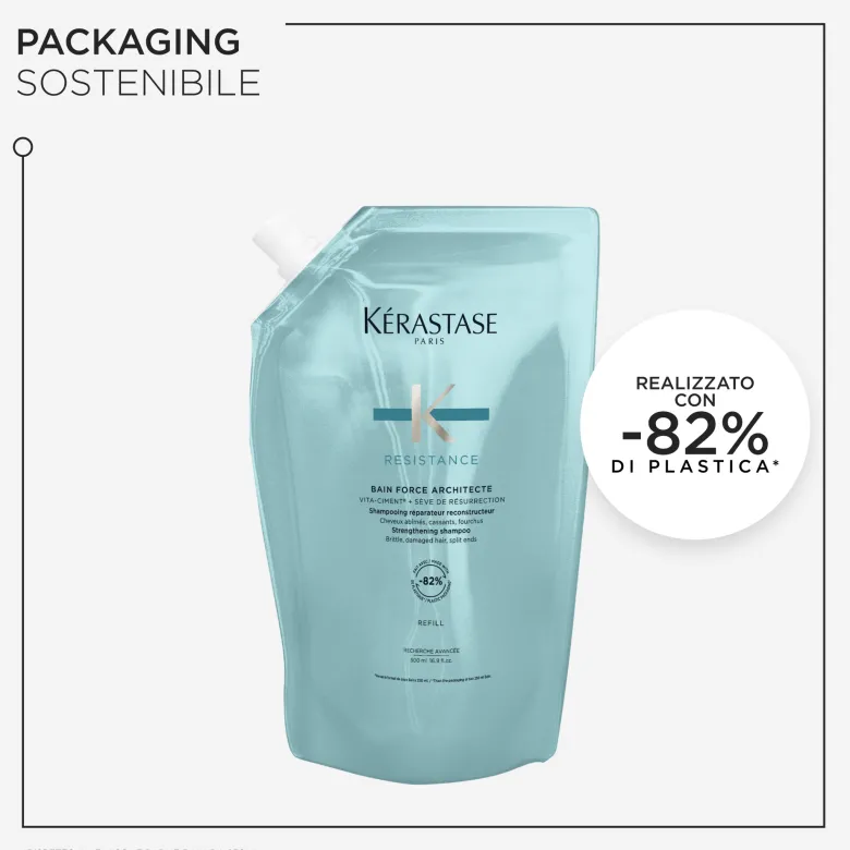 Kérastase Shampoo Bain Force Architecte Refill 500ml