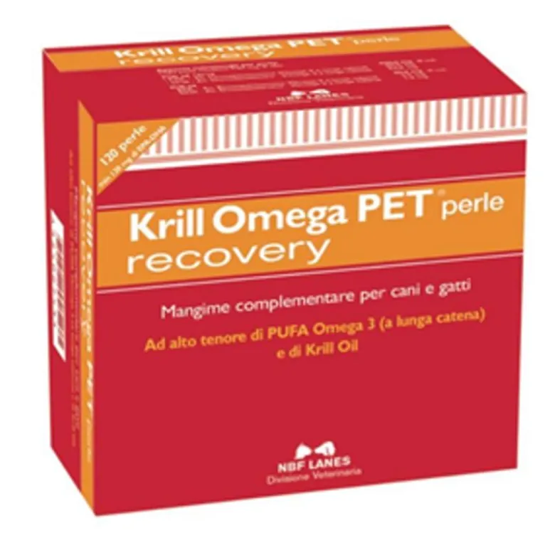 Krill Omega PET perle recovery 120 perle