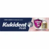 Kukident Plus Barriera Anti-Cibo Crema Adesiva Per Dentiere Sapore Neutro 40g