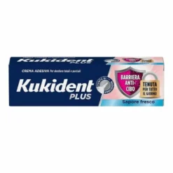 Kukident Plus Doppia Protezione crema adesiva gusto menta fresca 40g