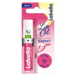 Labello Lip Oil Effetto Glossy Lucidalabbra Colorato Volumizzante E Idratante 5,5ml - Pink Rock