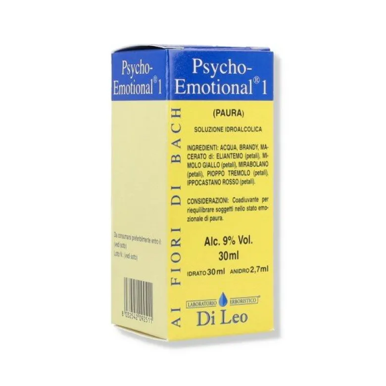 Laboratorio Erboristico di Leo Psycho Emotional 1 Paura fiori di Bach 30ml