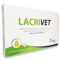 Lacrivet Gocce Oculari uso veterinario 10 fiale