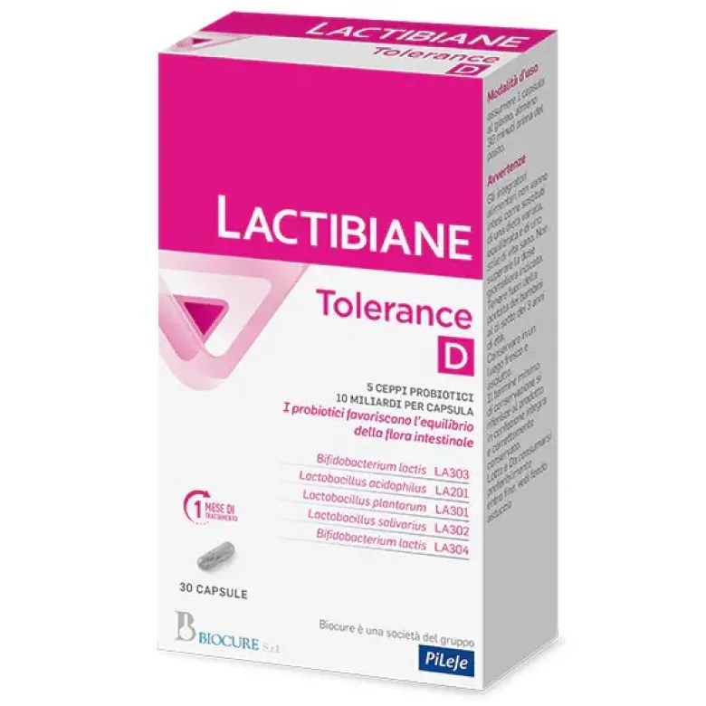 Lactibiane Tolerance benessere intestinale 30 capsule
