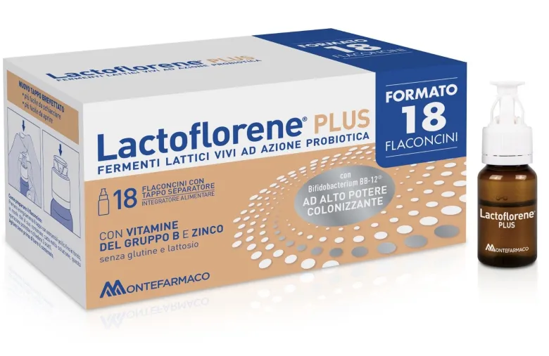 Lactoflorene Plus fermenti lattici nuovo formato 18 flaconcini