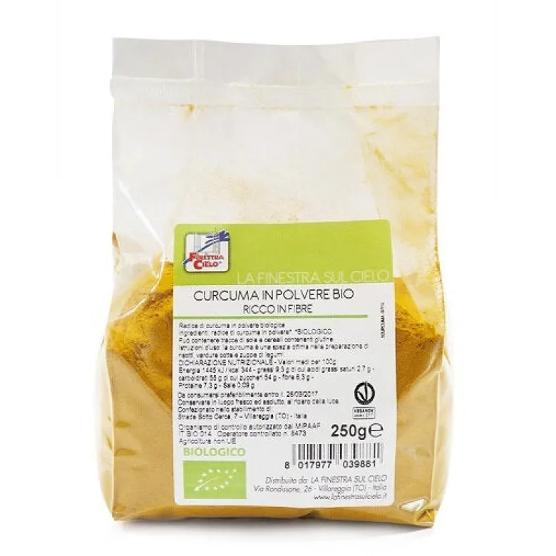 La Finestra Sul Cielo Curcuma Polvere Bio 250g