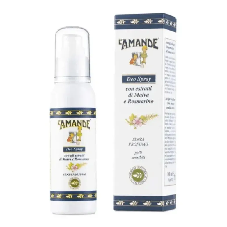 L'Amande Deodorante Spray Malva E Rosmarino 100ml
