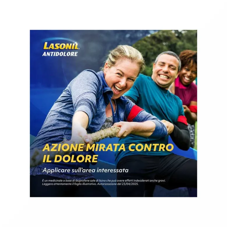 Lasonil Antidolore Gel Antidolorifico e Antinfiammatorio per Dolori Muscolari e Articolari Tubo 50g