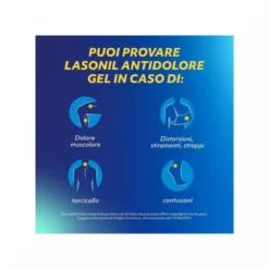 Lasonil Antidolore Gel Antidolorifico e Antinfiammatorio per Dolori Muscolari e Articolari Tubo 120g