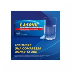 Lasonil Antidolorifico e Antinfiammatorio contro Dolore Muscolare e Articolare 12 Compresse