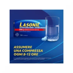 Lasonil Antidolorifico e Antinfiammatorio contro Dolore Muscolare e Articolare 24 Compresse