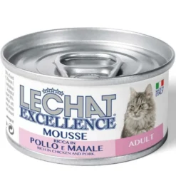 LeChat Excellence Mousse Ricca In Pollo E Maiale Gatti Adulti 85g