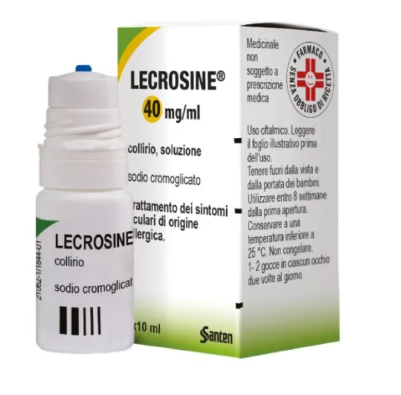 Lecrosine Collirio 40mg/ml Flacone 10ml