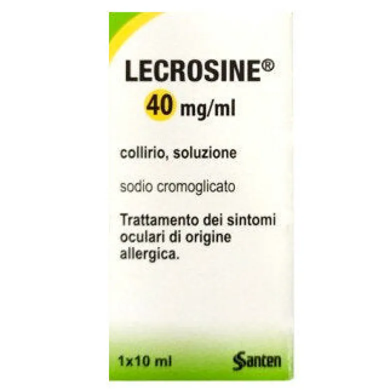 Lecrosine Collirio 40mg/ml Flacone 10ml