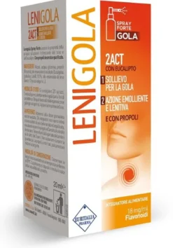 Lenigola Spray Forte Propoli 20ml Sollievo Naturale Rapido