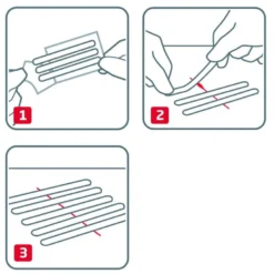 Leukoplast Leukosan Strip Wound Closure cerotti elastici per sutura cutanea 6x75mm 6 pezzi