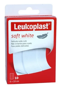 Leukoplast Soft White Cerotto Delicato Sulla Pelle 10x6cm 10 Pezzi