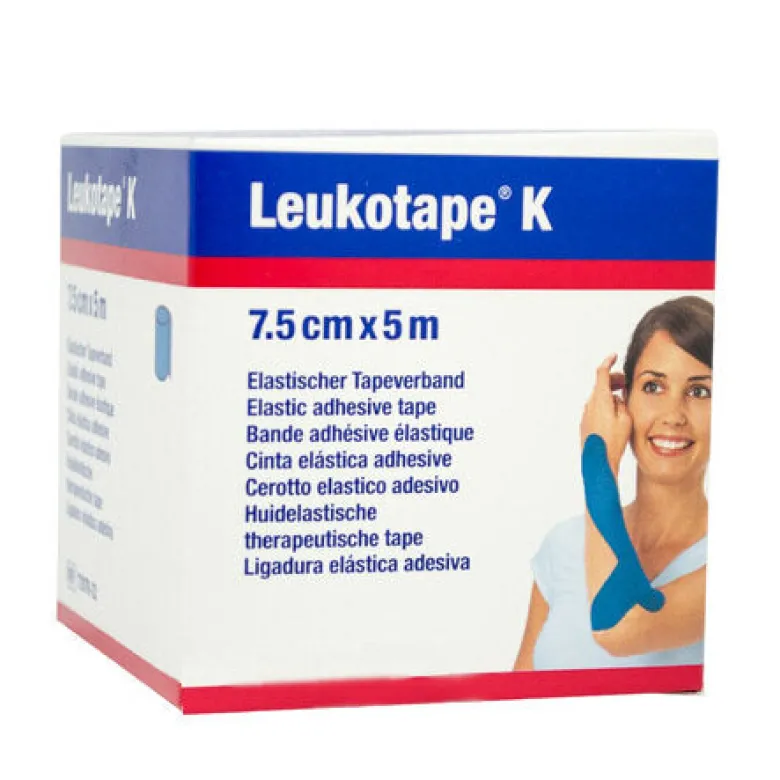 Leukotape K Taping 7.5x500cm Blu