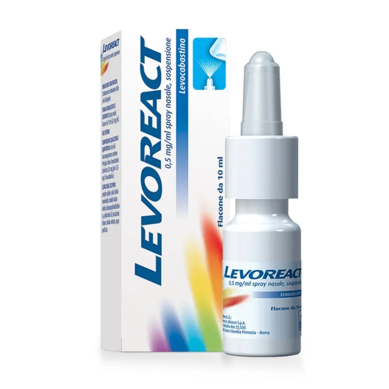 Levoreact Spray Nasale Antistaminico per Allergia Riniti Allergiche e Naso che Cola