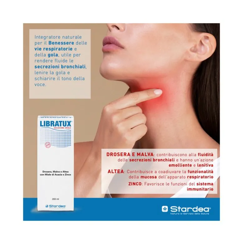 Libratux soluzione orale lenitivo della mucose 200ml
