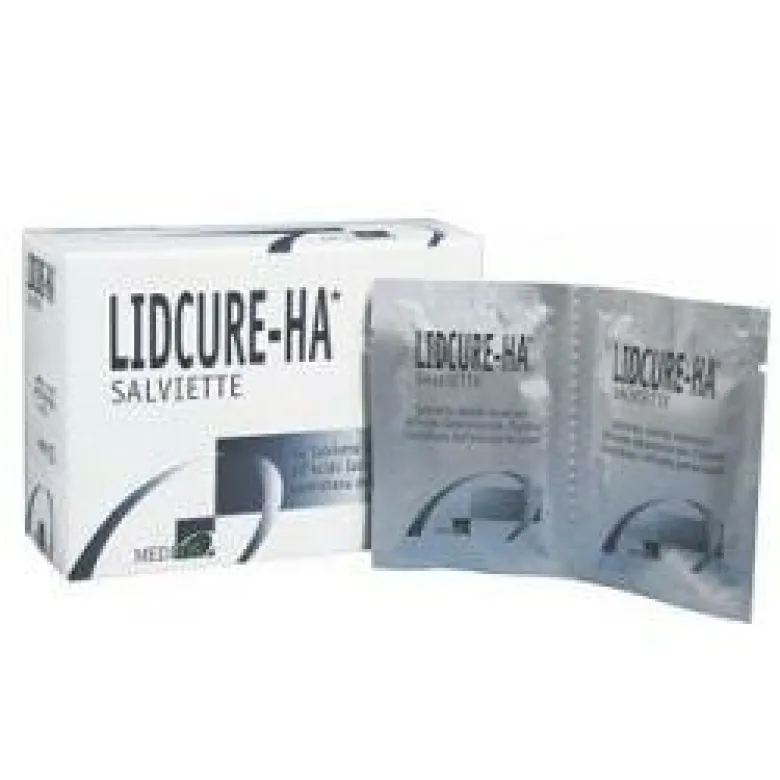 Lidcure-HA Salviettine monouso con acido ialuronico 16 pezzi