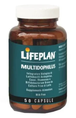 Lifeplan Multidophilus favorisce l'ecosistema intestinale senza glutine 50 capsule